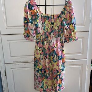 GAP Floral Multicolor Midi Dress